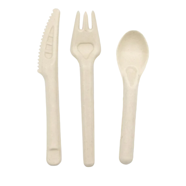 Set de couverts en bagasse