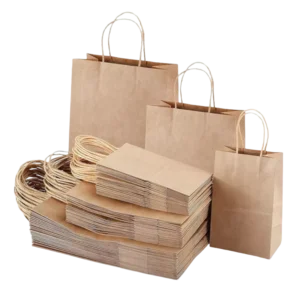 Set de sacs en papier kraft