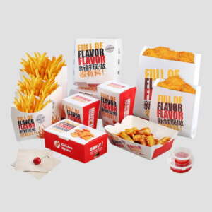 Set emballages pour frites