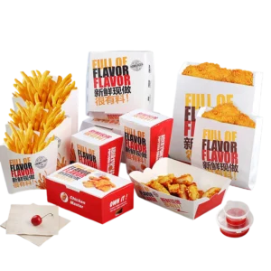 Set emballages pour frites