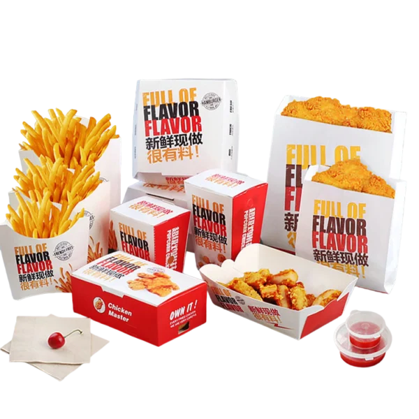 Set emballages pour frites