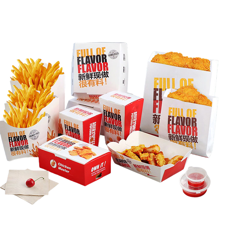 Set emballages pour frites