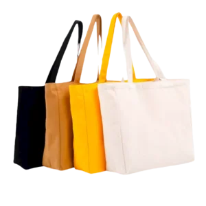 Set de tote bag en coton