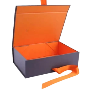 Boite cadeau orange