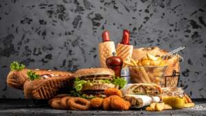 Quelques spécialités culinaires d'un fast food