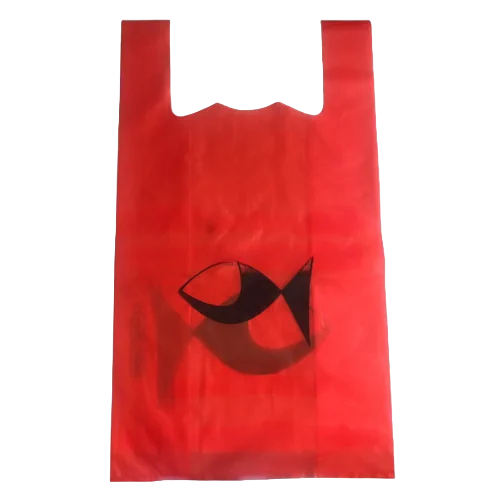 Sac PEBD personnalisé rouge