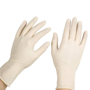 Gants vinyle poudrés