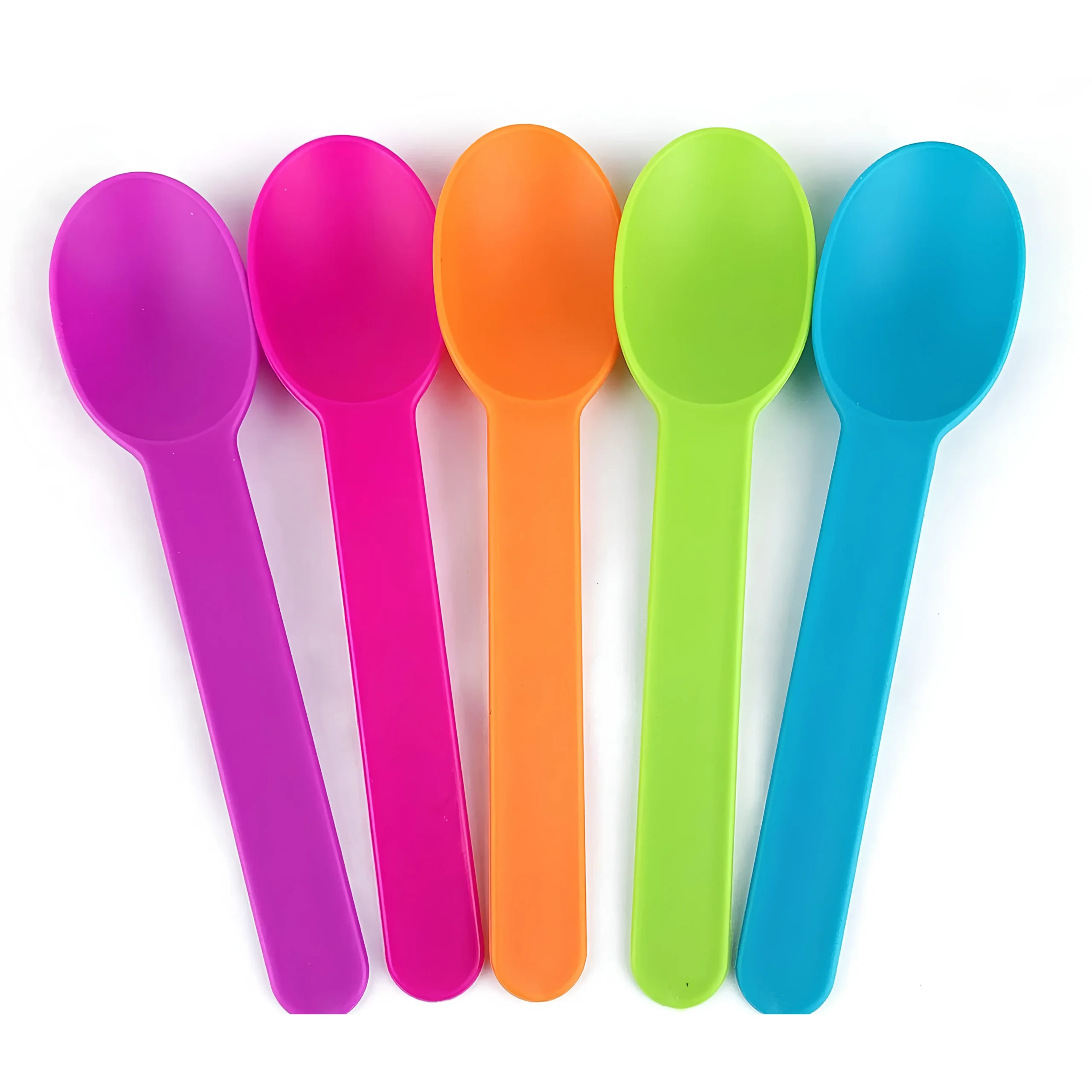 Cuillère en plastique réutilisable en polypropylène injecté 150 mm gros volumes Direct Eco Green