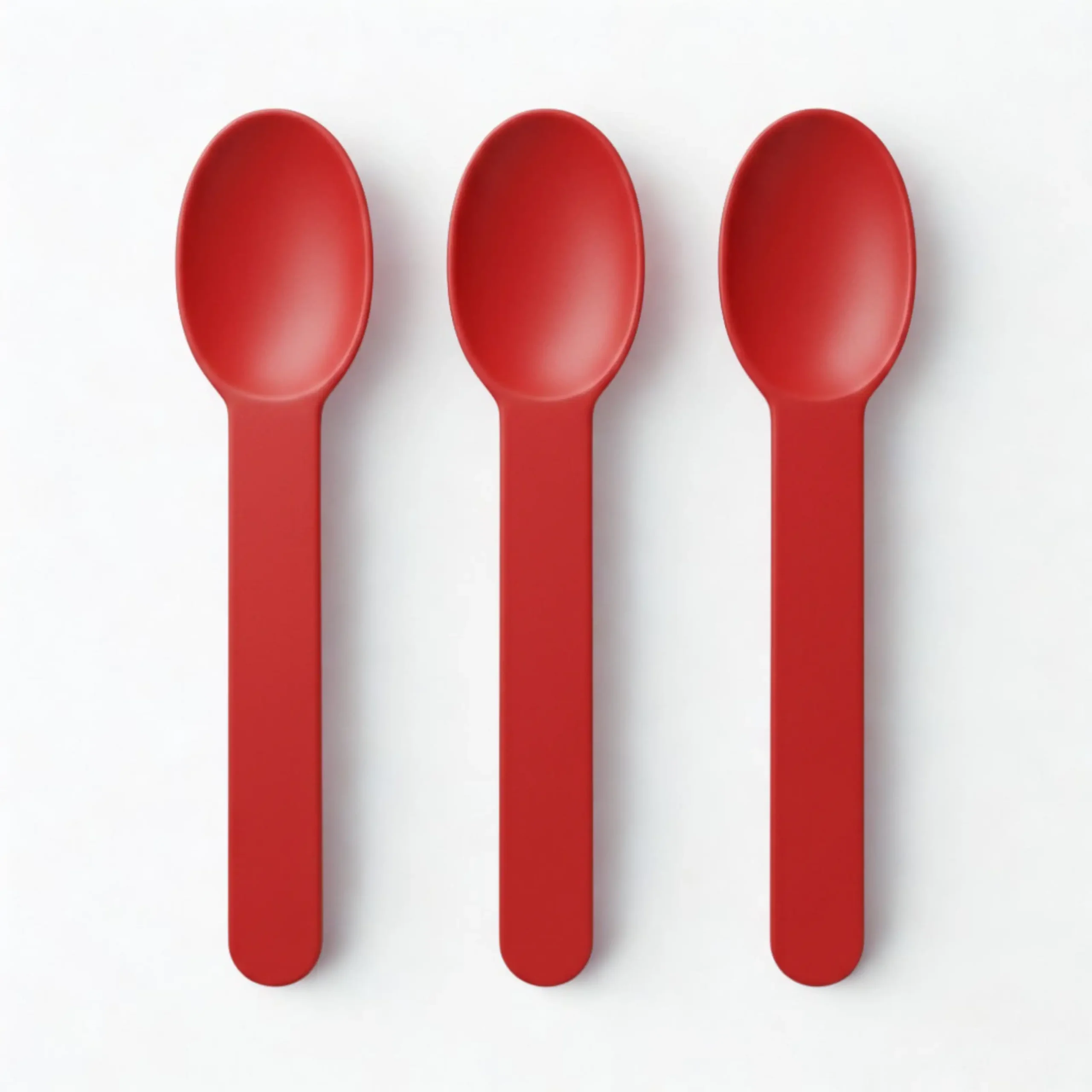 Cuillère en plastique réutilisable en polypropylène injecté 150 mm gros volumes Direct Eco Green