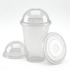 Gobelets en plastique jetables transparents PET 12oz et 16oz avec couvercle Direct Eco Green