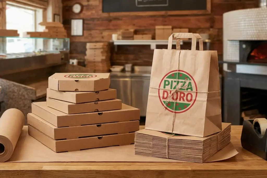 Emballage pizzeria